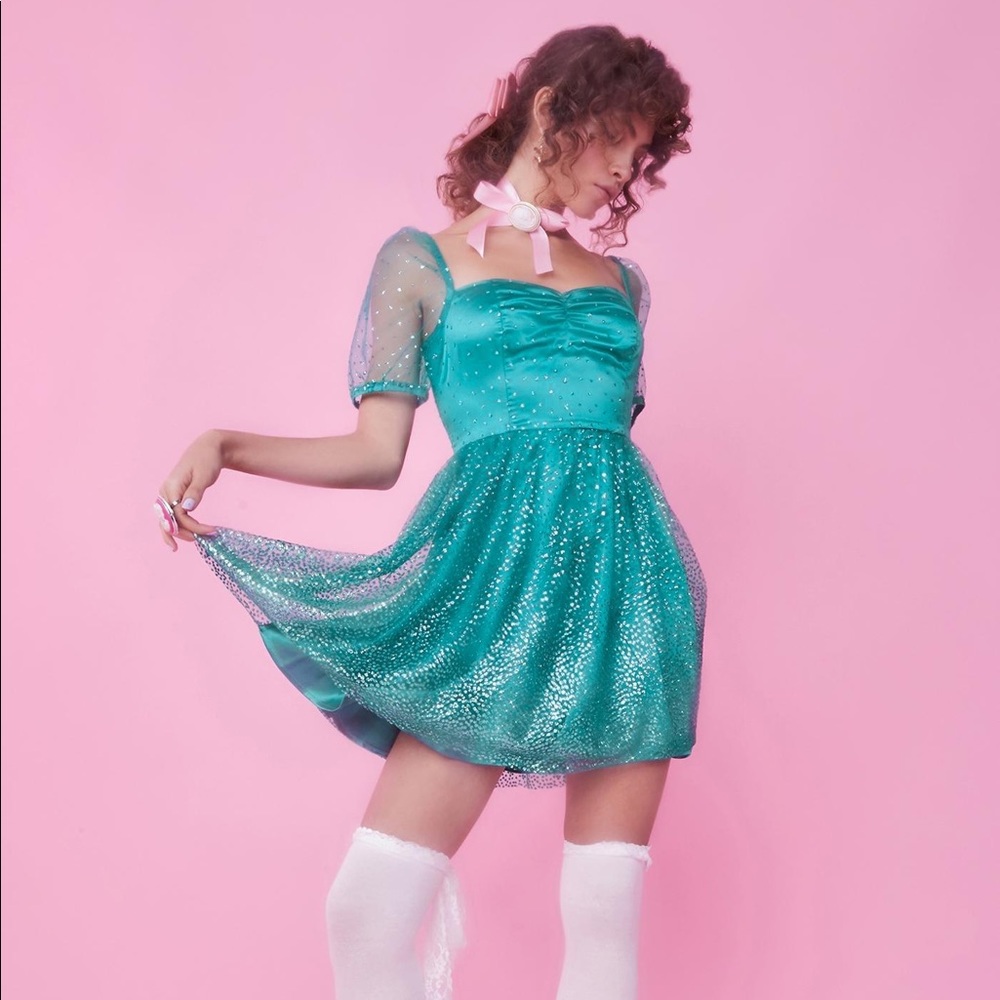 Diamonds are forever babydoll dress